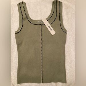 Workshop Republic Clothing Sage Green Tank Top NWT